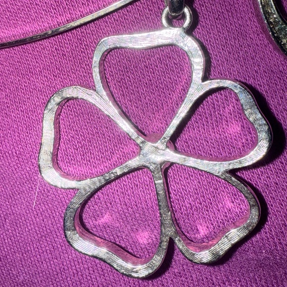 Vintage Lia Sophia 5 charms interchangeable with silver necklace - Picture 7 of 15